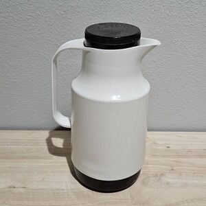 Vintage 1980s Krups Kanne 8-Cup Thermal Coffee Carafe Pot, White Made in Germany